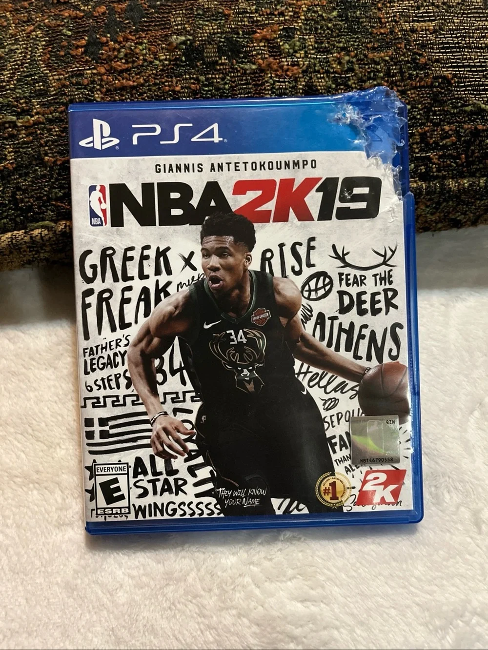 Under Armour Black Basketball Jersey - NBA 2K19 Cover Image
